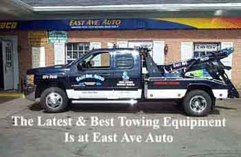 The Latest & Best Towing Equipment is at East Ave Auto
